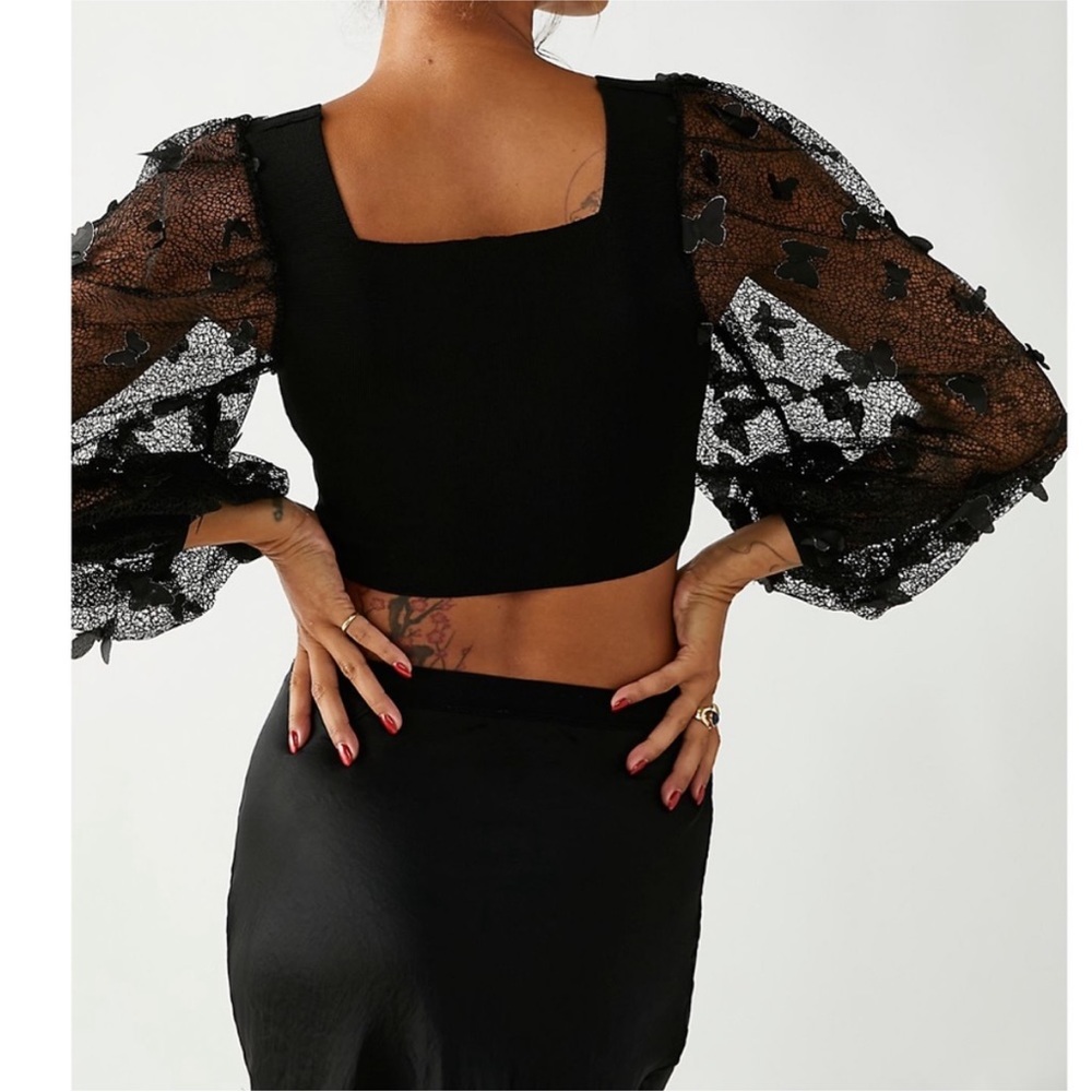 Free People Flutter Crop Top